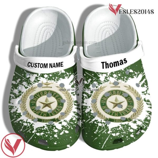 University Of North Texas Graduation Gifts Croc Shoes Customize- Admission Gift Shoes, Unique Gift From  Vesles2014S