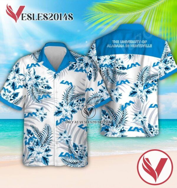 University of Alabama in Huntsville Logo Hawaiian Suit, Perfect Gifts Idea In Holiday - Vesles2014S
