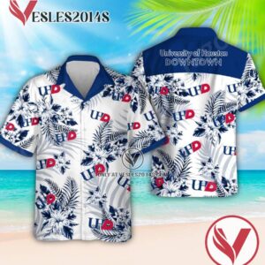 University of Houston-Downtown Logo Hawaiian Suit, Perfect Gifts Idea In Holiday - Vesles2014S