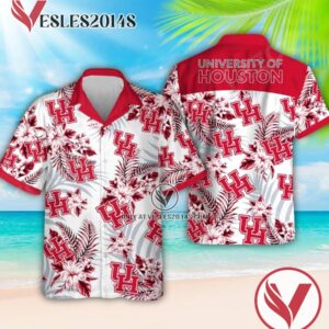 University of Houston Logo Hawaiian Suit, Perfect Gifts Idea In Holiday - Vesles2014S