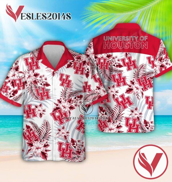 University of Houston Logo Hawaiian Suit, Perfect Gifts Idea In Holiday - Vesles2014S
