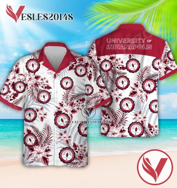 University of Indianapolis Logo Hawaiian Suit, Perfect Gifts Idea In Holiday - Vesles2014S
