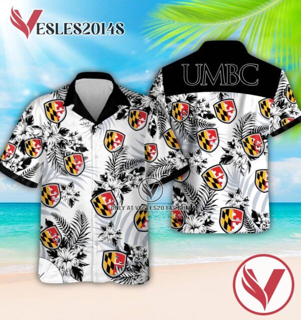 University of Maryland-Baltimore County Logo Aloha Summer Shirt, Perfect Gifts Idea In Holiday - Vesles2014S