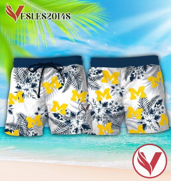 University of Michigan Hawaiian Suit, Unique Outfit For Fans - Vesles2014S 1