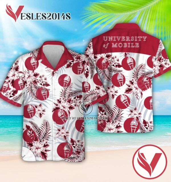 University of Mobile Logo Short Sleeve Shirt, Perfect Gifts Idea In Holiday - Vesles2014S