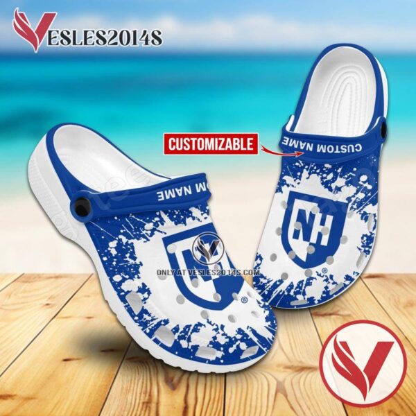 University of New Hampshire Custom Crocs Clogs, Unique Footwear For Fans