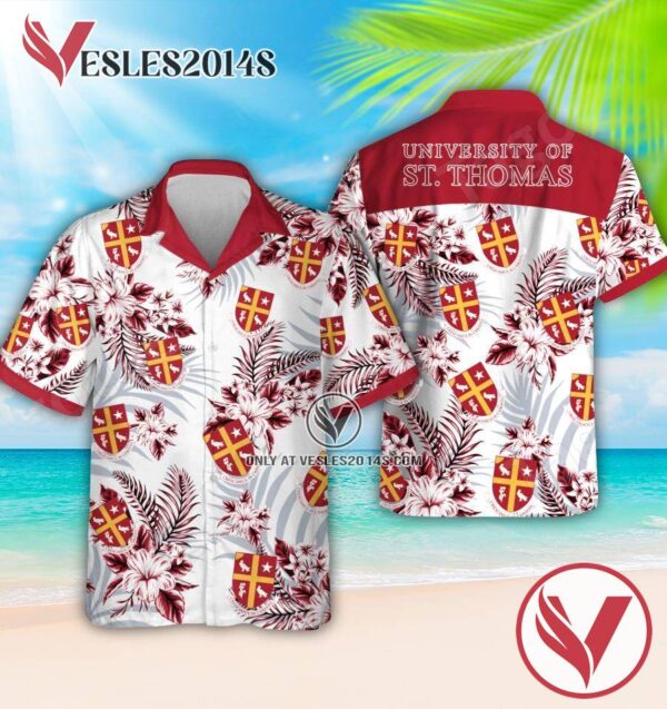 University of St Thomas Logo Hawaiian Suit, Perfect Gifts Idea In Holiday - Vesles2014S