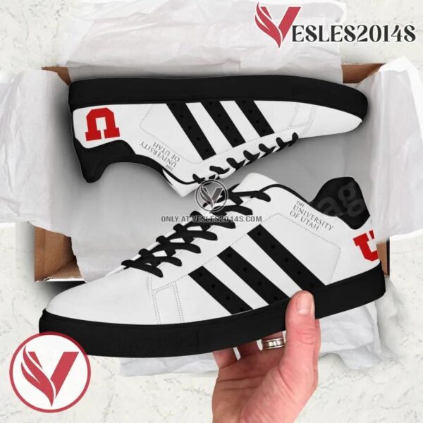University of Utah Logo Stan Smith Sneakers For Men And Women - Vesles2014S 1
