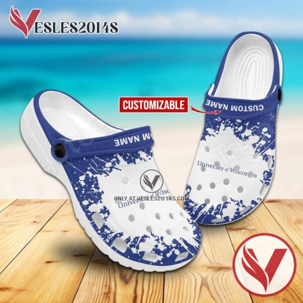 University of Wisconsin-Eau Claire Custom Crocs Clogs, Unique Footwear For Fans