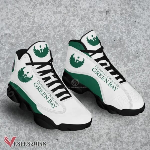 University of Wisconsin-Green Bay Air Jordan 13 Shoes, Best Sneaker Gifts For Fans - Vesles2014s