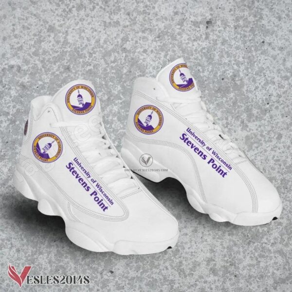 University of Wisconsin - Stevens Point Logo Air Jordan 13 Shoes, Best Sneaker Gifts For Fans - Vesles2014s 1