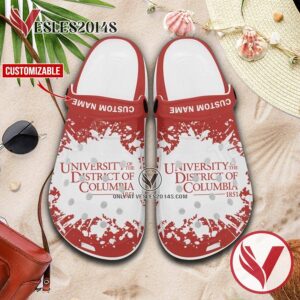 University of the District of Columbia Crocs Classic Clogs, Unique Footwear For Fans - Vesles2014S 1