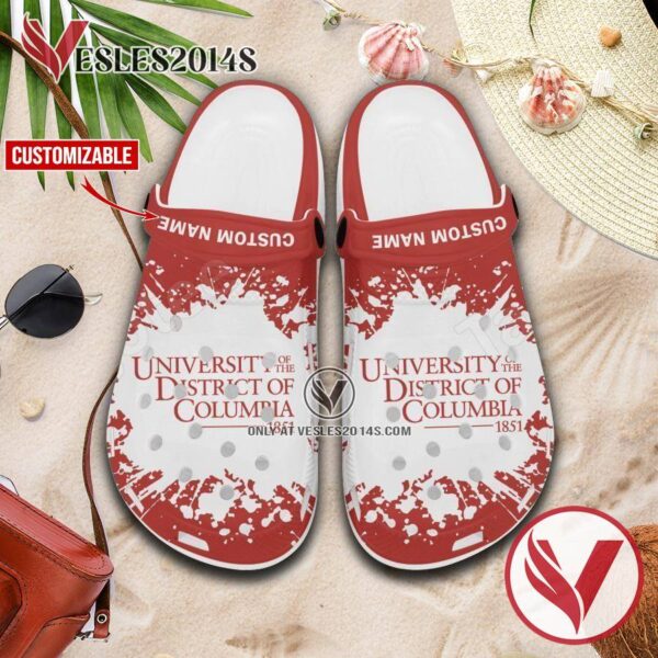 University of the District of Columbia Crocs Classic Clogs, Unique Footwear For Fans - Vesles2014S 1