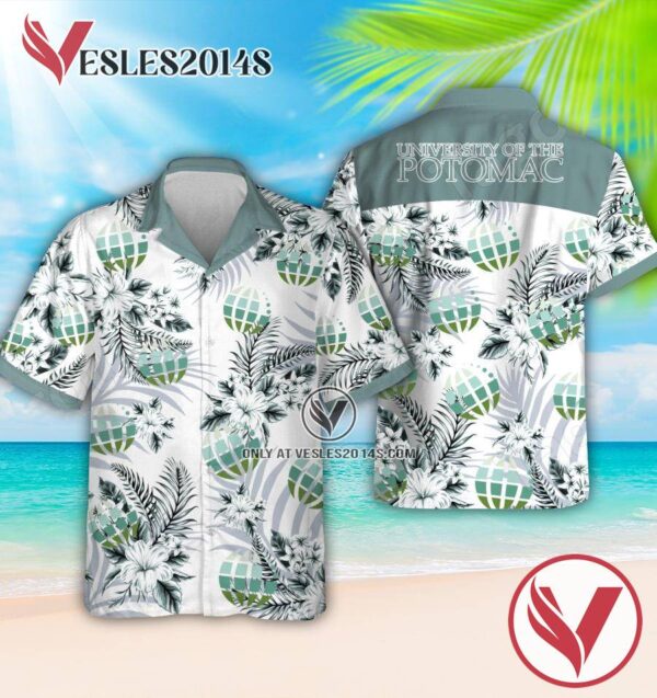 University of the Potomac-VA Campus Logo Hawaiian Suit, Perfect Gifts Idea In Holiday - Vesles2014S
