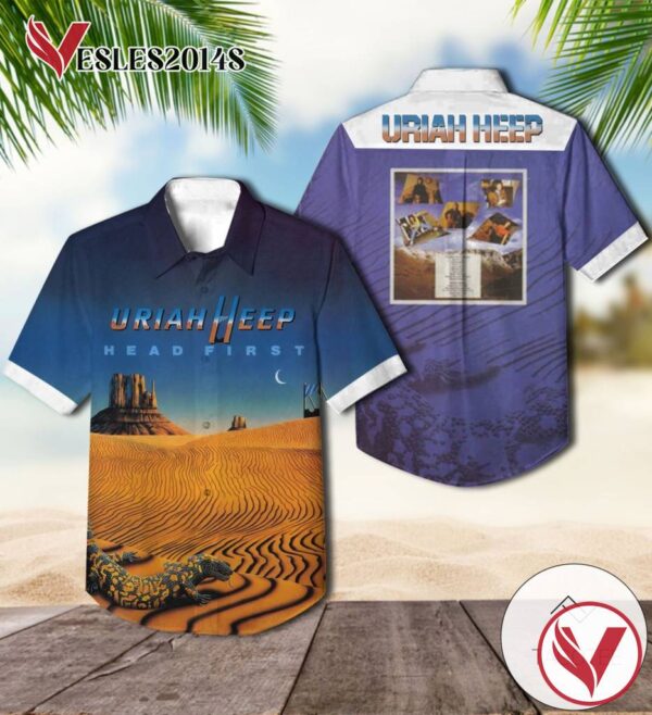 Uriah Heep Head First Album Cover Hawaiian Shirt, Best Gift For Music Lovers Vesles2014S