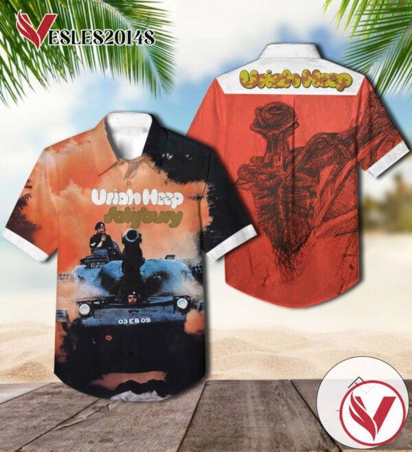 Uriah Heep Salisbury Album Cover Hawaiian Shirt, Best Gift For Music Lovers Vesles2014S