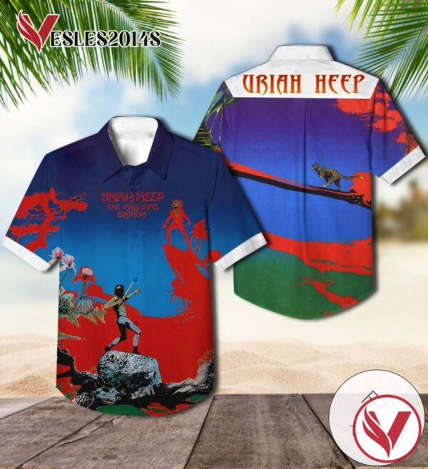 Uriah Heep The Magician's Birthday Album Cover Hawaiian Shirt, Best Gift For Music Lovers Vesles2014S