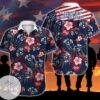 Us Army Veteran Defender Of Liberty And Freedom Hawaiian Graphic Print Short Sleeve Hawaiian Casual Shirt Vesles2014S