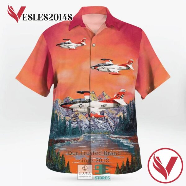 Us Navy North American T 2 Buckeye Casual Hawaiian Shirt, Best Gifts For Summer Vesles2014S 2