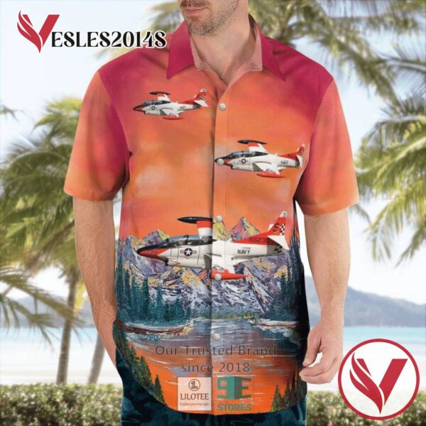 Us Navy North American T 2 Buckeye Casual Hawaiian Shirt, Best Gifts For Summer Vesles2014S 3