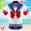 Usagi Tsukino Sailor Moon Hawaiian Button Up Shirt, Perfect Gifts For Anime Lovers - Vesles2014S