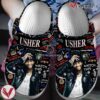 Usher Singer Music Crocs Crocband Clogs Shoes, Unique Gifts For Fans Style 3 - Vesles2014S