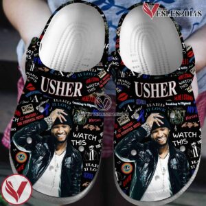 Usher Singer Music Crocs Crocband Clogs Shoes, Unique Gifts For Fans Style 3 - Vesles2014S