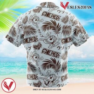 Usopp Aloha OP Hawaiian Button Up Shirt, Perfect Gifts For Anime Lovers - Vesles2014S 1