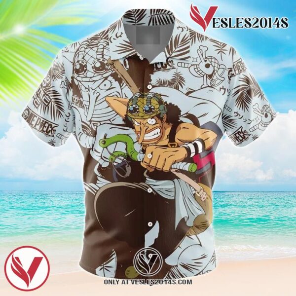 Usopp Aloha OP Hawaiian Button Up Shirt, Perfect Gifts For Anime Lovers - Vesles2014S