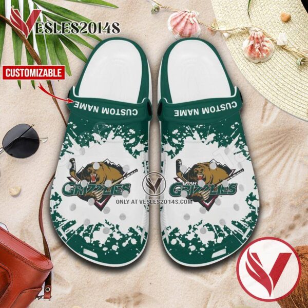 Utah Grizzlies Logo Crocs Shoes For Men And Women, Unique Clogs Shoes For Fans - Vesles2014S 1