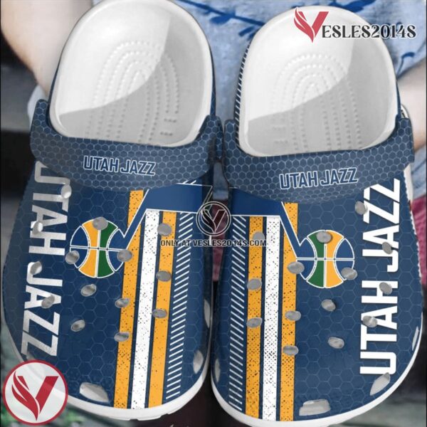 Utah Jazz Basketball Clogs Crocband Crocs Shoes Comfortable For Men Women, Unique Gift From  Vesles2014S