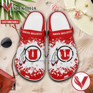 Utah Utes Logo Custom Crocs Shoes For Men And Women, Unique Clogs Shoes For Fans - Vesles2014S 1