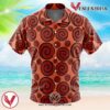 Uzumaki Clan Crest Naruto Shippuden Hawaiian Button Up Shirt, Perfect Gifts For Anime Lovers - Vesles2014S