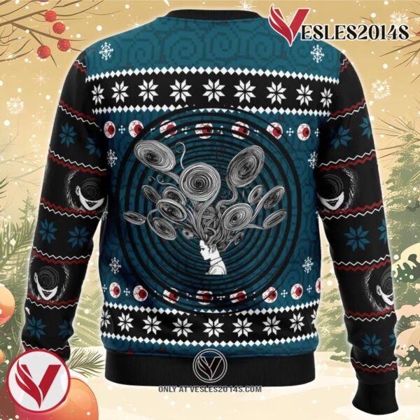 Uzumaki Junji Ito Ugly Christmas Sweater, Unique Christmas Gift For Fans - Vesles2014S 1