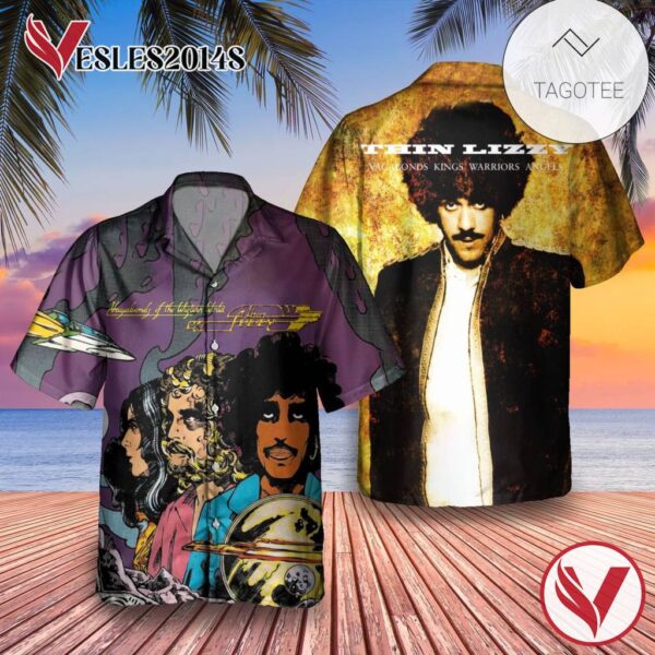 Vagabonds Of The Western World Album By Thin Lizzy Hawaiian Shirt, Best Gift For Music Lovers Vesles2014S