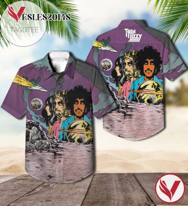 Vagabonds Of The Western World Album By Thin Lizzy Rock Band Hawaiian Shirt, Best Gift For Music Lovers Vesles2014S