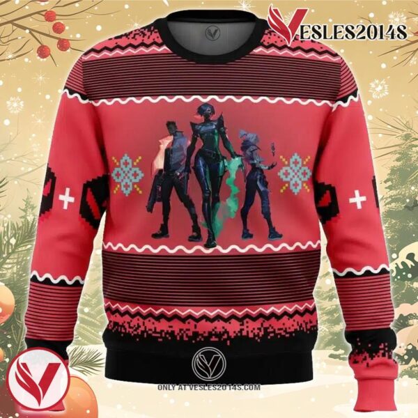 Valorant Ugly Christmas Sweater, Unique Christmas Gift For Fans - Vesles2014S