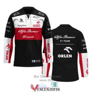 Valtteri Bottas Alfa Romeo F1 Team Tonale Hockey Jersey, Trending Gifts For Fans - Vesles2014s