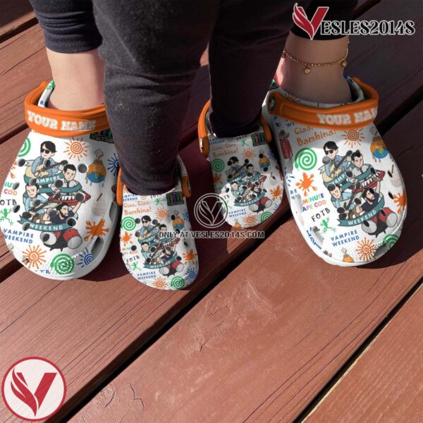 Vampire Weekend Music Crocs Crocband Clogs Shoes, Unique Gifts For Fans Style 1 - Vesles2014S 2