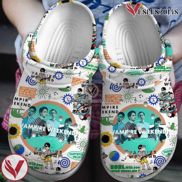 Vampire Weekend Music Crocs Crocband Clogs Shoes, Unique Gifts For Fans Style 4 - Vesles2014S