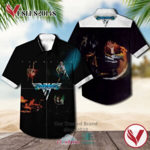 Van Halen 1978 Albums Hawaiian Shirt, Best Gift For Music Lovers Vesles2014S