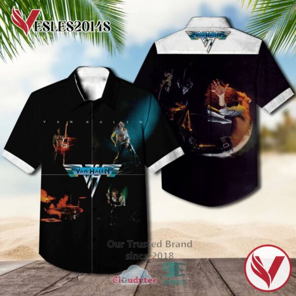 Van Halen 1978 Albums Hawaiian Shirt, Best Gift For Music Lovers Vesles2014S