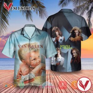 Van Halen 1984 Album Hawaiian Shirt, Best Gift For Music Lovers Vesles2014S