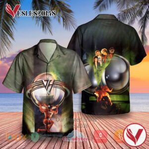 Van Halen 5150 Album Hawaiian Shirt, Best Gift For Music Lovers Vesles2014S