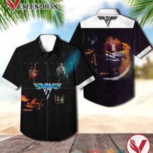 Van Halen Album Van Halen Band Hawaiian Shirt, Best Gift For Music Lovers Vesles2014S