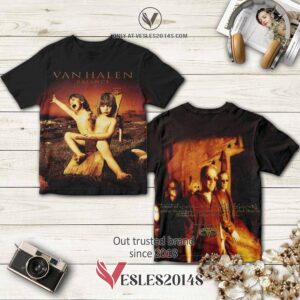Van Halen Band Balance Album 3D T-Shirt, Perfect Gifts For Music Lovers - Vesles2014S