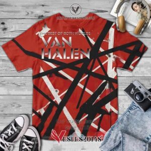Van Halen Band Best Of Both Worlds Album 3D T-Shirt, Unique Gifts For Music Lovers - Vesles2014S