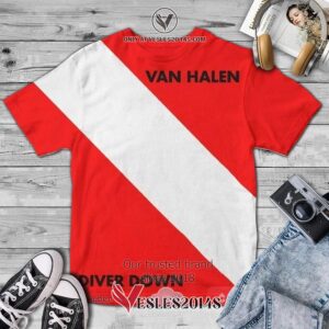 Van Halen Band Diver Down Album 3D T-Shirt, Unique Gifts For Music Lovers - Vesles2014S