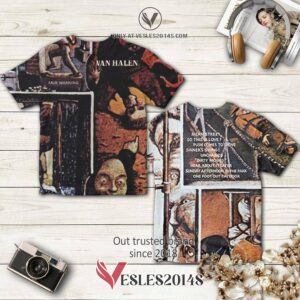 Van Halen Band Fair Warning Album 3D T-Shirt, Perfect Gifts For Music Lovers - Vesles2014S