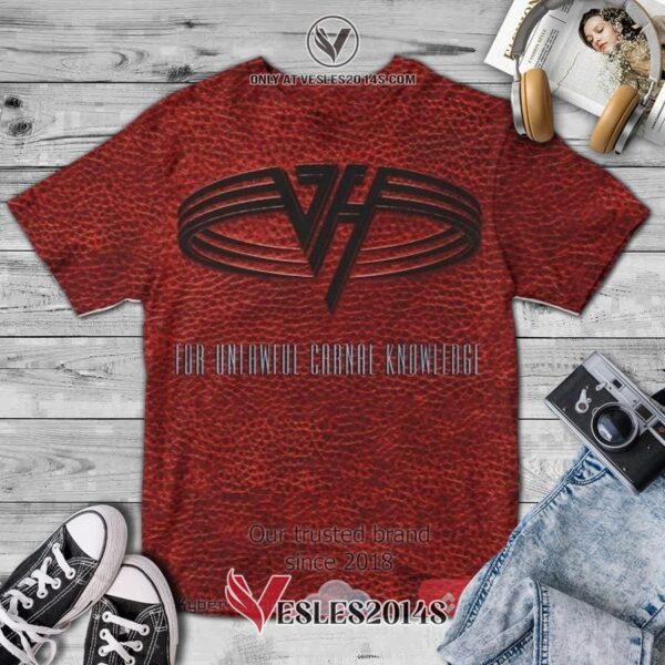 Van Halen Band For Unlawful Camal Knowledge Album 3D T-Shirt, Unique Gifts For Music Lovers - Vesles2014S